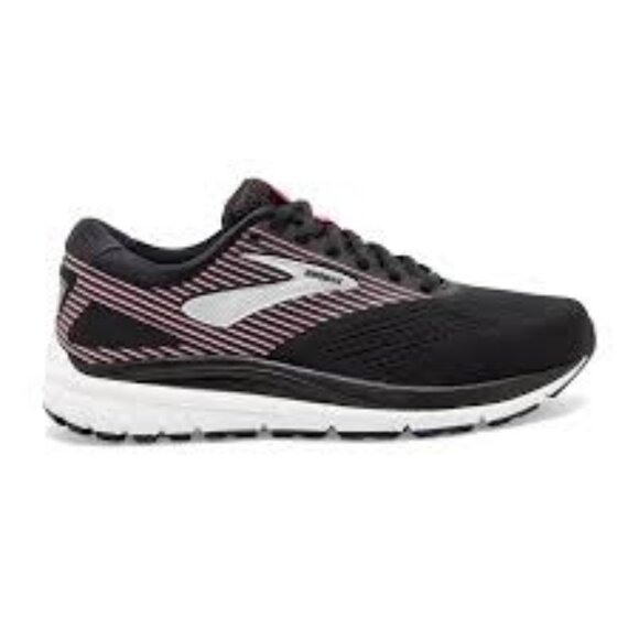 Brooks Addiction 14 Road Running Shoes 10.5 Black Pink Trail Sneakers Cushioned - Picture 1 of 12